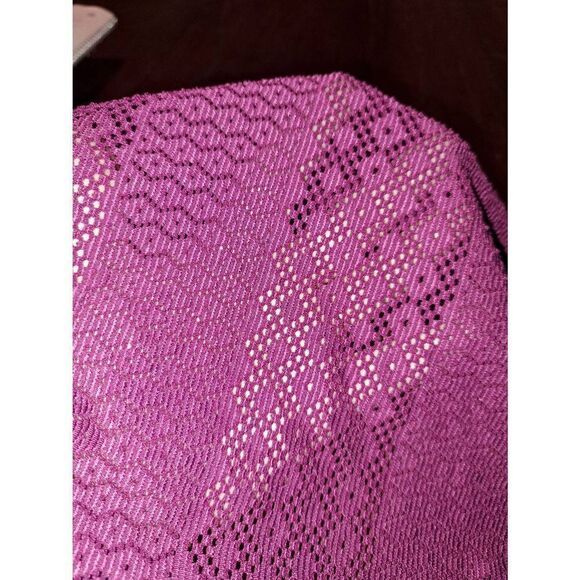 Medium 8/10 Time and Tru Burgandy Lace One Piece Swimsuit Bathing Suit Swimwear - Picture 5 of 7